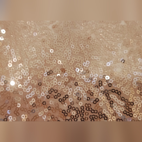 Toddler Girls Sequins & Tulle Flower Girl Dress with Sequin Bow size 2T - Picture 5 of 10